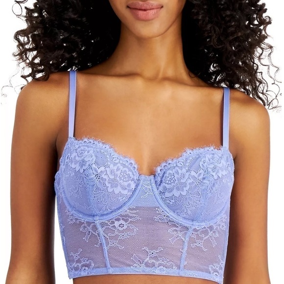 New INC INTERNATIONAL CONCEPTS
Women's Lingerie Lace Bustier bra Medium - Picture 1 of 7